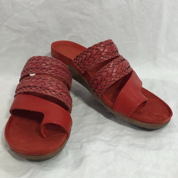 Baretraps Jonelle red slides sz 6 - Picture 1 of 6